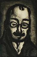 Georges Rouault French 18711958 Homme  la Moustache et aux Lunettes