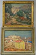 George Herbert Macrum American 18781970 Two Paintings Calvi Corsica