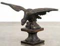 Cast iron pilothouse eagle