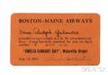 Earhart Amelia 18971937 Signed Ticket to Amelia Earhart Day Waterville Airport 13 August 1934