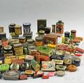 Large Group of Advertising Tins