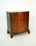 Feathered Walnut Bachelors Chest
