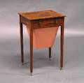 Federal Inlaid Mahogany Sewing Stand