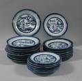 Thirty Canton Porcelain Plates