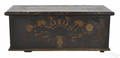 Pennsylvania painted poplar blanket chest late 18th c