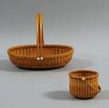 Two Modern Nantucket Baskets