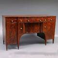 Late Federal Mahogany and Mahogany Veneer Sideboard