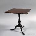 Miniature Queen Annestyle Mahogany Tilttop Tea Table