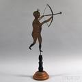 Sheet Iron Indian Weathervane
