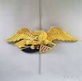 Polychrome Carved and Gilt Spreadwing Eagle