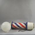 Glass Ceramic and Cast Iron Barber Pole