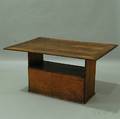 Country Walnut Rectangulartop Hutch Table