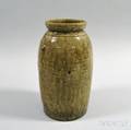 Tall Redware Jar
