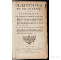 Montfaucon Bernard de 16551741 Bibliotheca Coisliniana
