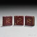 Three Miniature Books The Presidents of the Century The Declaration of Independence and The Signers of the Declaration