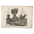 Piranesi Giovanni Battista 17201778 Fourteen Etchings on Twelve Sheets from Vasi Candelabri Cippi