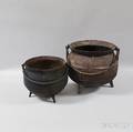 Two Cast Iron Pots