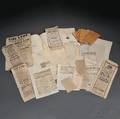 Theatre Large Archive of Ephemera Related to the Early 19th American Stage