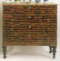 Maine painted birch chest of drawers ca 1835