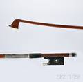 French Nickel Silvermounted Violin Bow