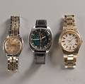 Two Accutron Wristwatches and an Omega Speedmaster