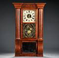 Daniel Pratt Jr Column and Cornice Shelf Clock