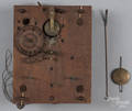 Wooden clock movement