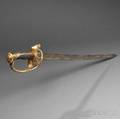 Unmarked Confederate Foot Officers Sword