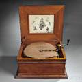Regina 15 12inch Mahogany Disc Musical Box