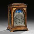 Yonge  Son Rosewoodveneered Quarterstriking Miniature Table Clock