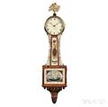Mahogany Patent Timepiece or Banjo Clock by Foster Campos
