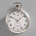 Silver Longines Pocket Alarm Watch