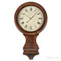 JN Dunning Mahogany Gallery Clock