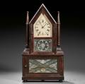Birge  Fuller Double Candlestick Wagon Spring Steeple Clock