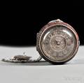 Silver Paircased Verge Pocket Watch