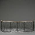 Brass and Iron Wirework Serpentine Fire Fender