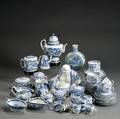 Ninety Canton Porcelain Table Items