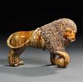 Bennington Pottery Flint Enamel Glazed Lion