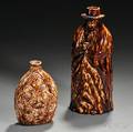 Two Bennington Pottery Flasks