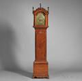 Cherry Carved Tall Case Clock