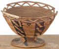 Native American Indian footed basket