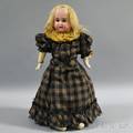 German Bisque Shoulder Head Doll