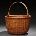 Deep Round Swinghandled Nantucket Basket