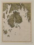 Nantucket and Mount Desert Island Two Facsimile Maps Joseph Frederick Wallet Des Barres 17211824