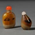 Two Chinese Glass Snuff Bottles