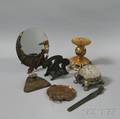 Group of Mostly Figural Art Nouveau Desk Items