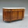 Continental Neoclassicalstyle Walnut and Marbletop Sideboard