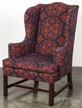 Chippendale style mahogany easy chair
