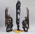 Three Carved Tribal Items
