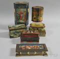 Eight Advertising Tins